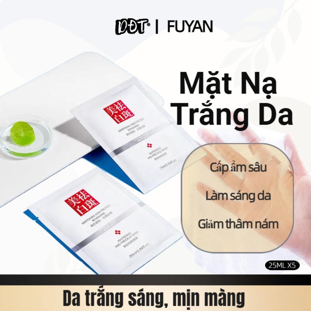 [1 Hộp 5 Miếng ] Mặt Nạ Trang Da - FUYAN l Hỗ Trợ Tăng Cường Độ Ẩm