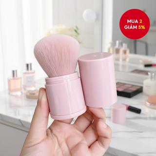   Cọ phấn má hồng hồng di động lớn bột rời kính thiên văn dụng cụ làm đẹp một đầu 