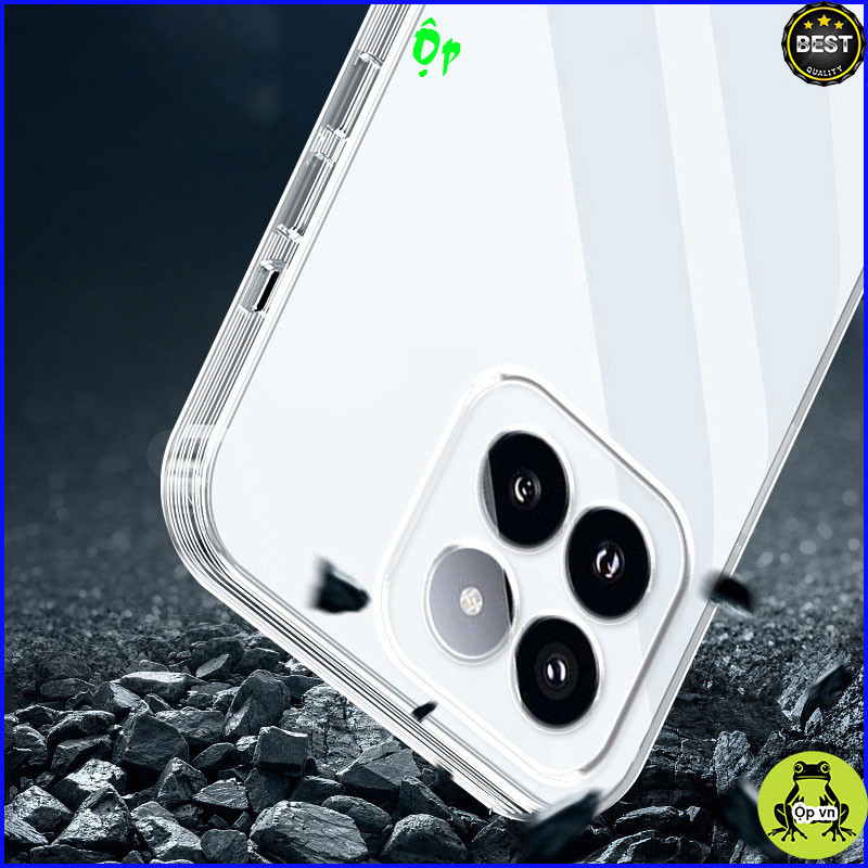 Ốp lưng dẻo trong suốt TPU Xiaomi Mi 14/ Mi 14Pro/ Mi 14 Ultra/ Mi 14R/ Mi 14C ...  hạn chế ố vàng