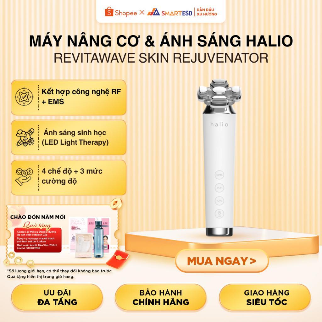Máy Nâng Cơ Giảm Mỡ Mặt & Trẻ Hoá Da kết hợp Ánh Sáng Sinh Học Halio - Chính hãng