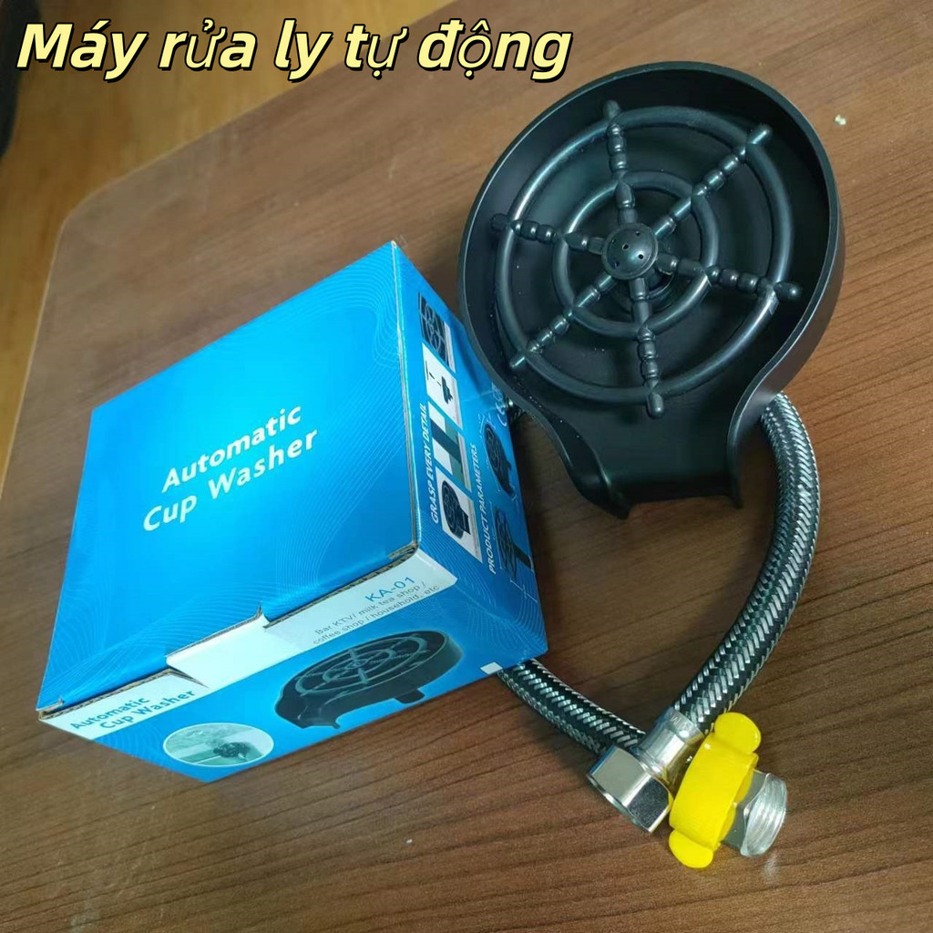 🍸<tts> Máy rửa ly áp lực cao cho chậu rửa bát gia đình Máy rửa ly tự động cho quán cafe, quán trà sữa, quán bar