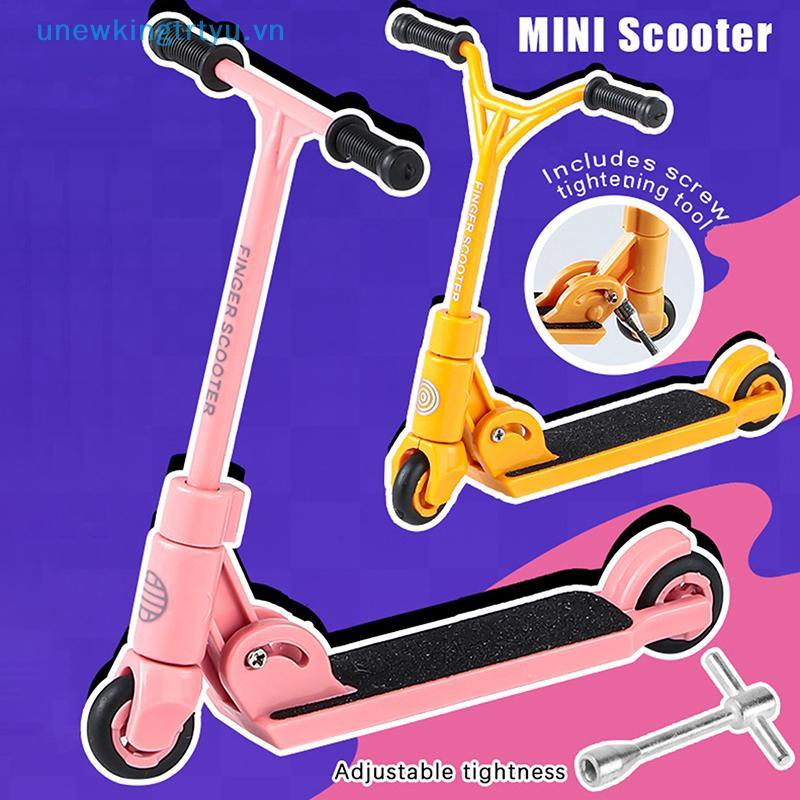 Unewtyu Kids Kick Scooter Finger BMX Có Thể Gập Lại T-type Finger Scooter Có Phanh Đồ Chơi Giáo Dục 