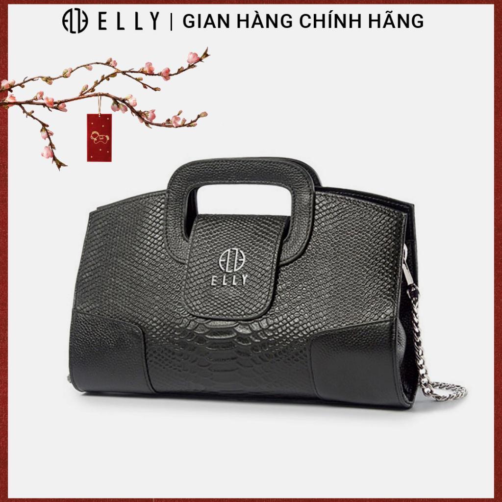 [Deal sang chảnh]  Túi clutch nữ cao cấp da thật ELLY – EC37