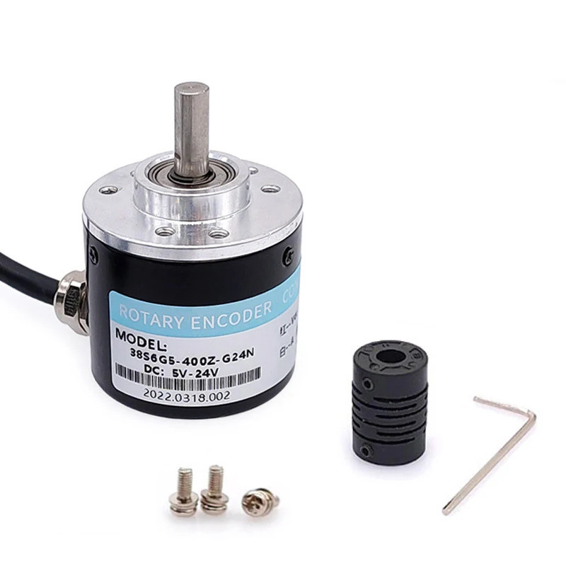 38S6G5-Z Bộ mã hóa tăng trưởng quay 50 / 100 / 200 / 360 / 400 / 500 / 1000P / R 2000PPR ABZ 5-24V Đ