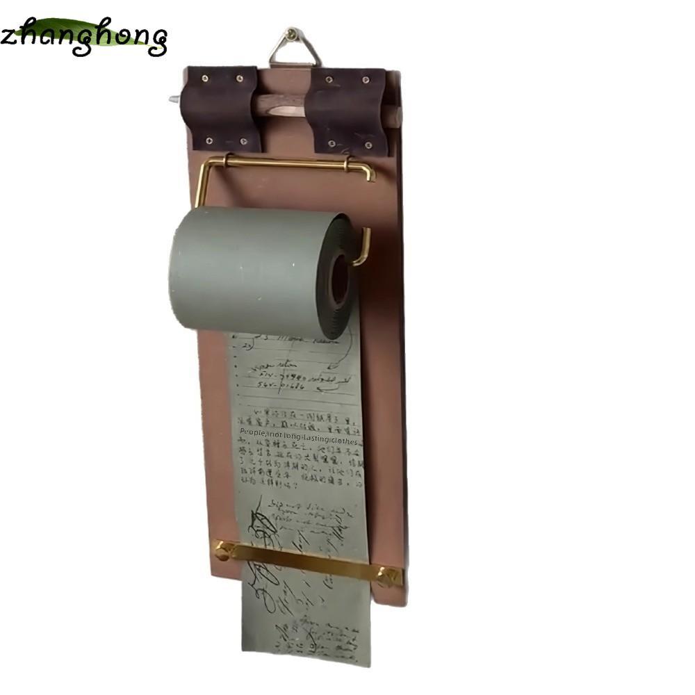 ZHANGHONG Vintage Clipboard, Retro DIY Crafts Kraft Notebook Set, Handmade Refillable Kraft Paper Ro