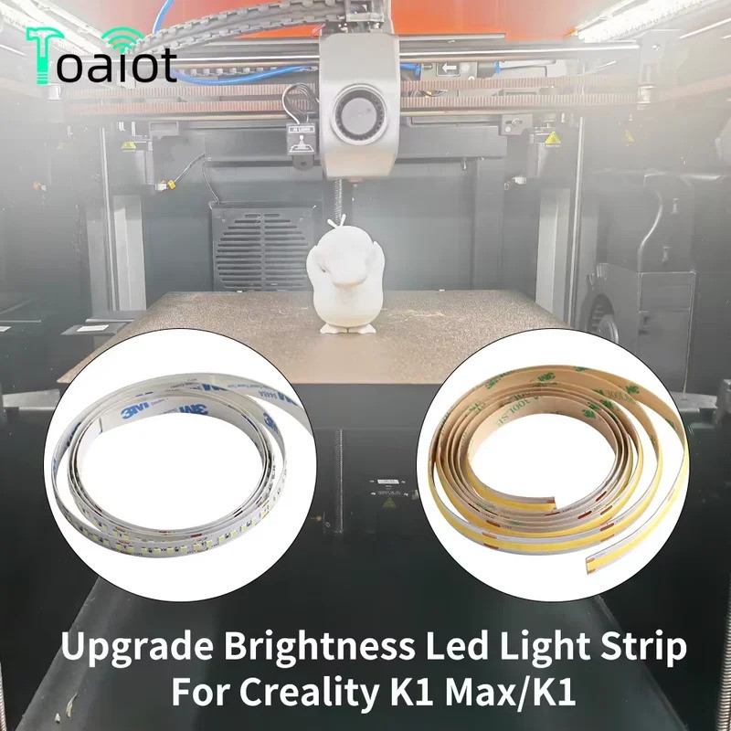 Dành Cho Creality K1 K1max Nâng Cấp Dải Đèn LED 24V Đèn Chiếu Sáng Thanh Ánh Sáng Siêu Sáng Cho K1 K