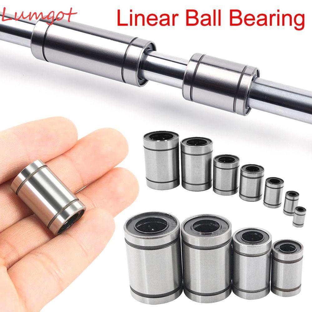MERY Vòng bi tuyến tính Thanh thép Chrome Trục CNC Phần LM8UU LM10UU LM12UU LM16UU