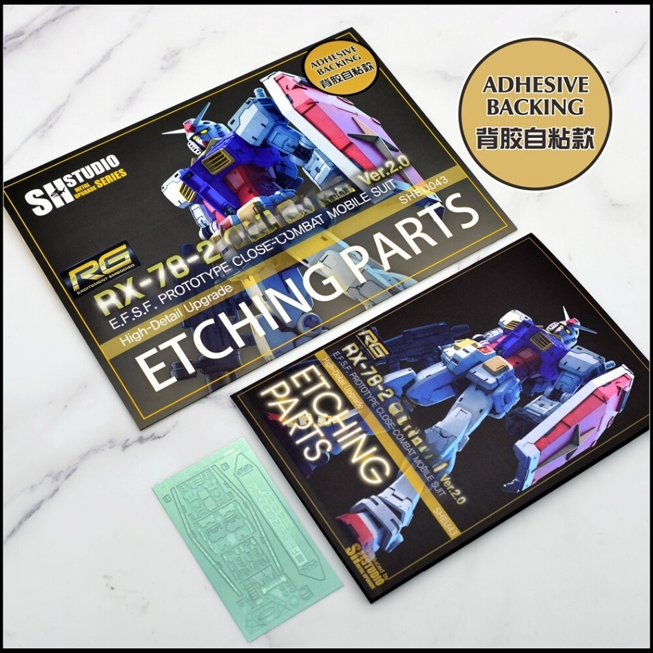 SH STUDIO Nâng cấp các bộ phận khắc kim loại cho RG RGU 1 / 144 RX78 RX-78-2 2.0 (Không bao gồm bộ d
