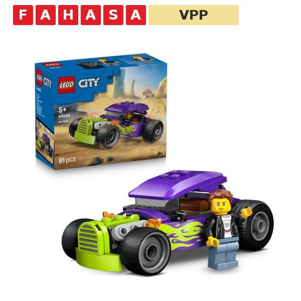 Đồ Chơi Lắp Ráp Xe Hot Rod Phong Cách - Lego City 60485 (81 Mảnh Ghép)