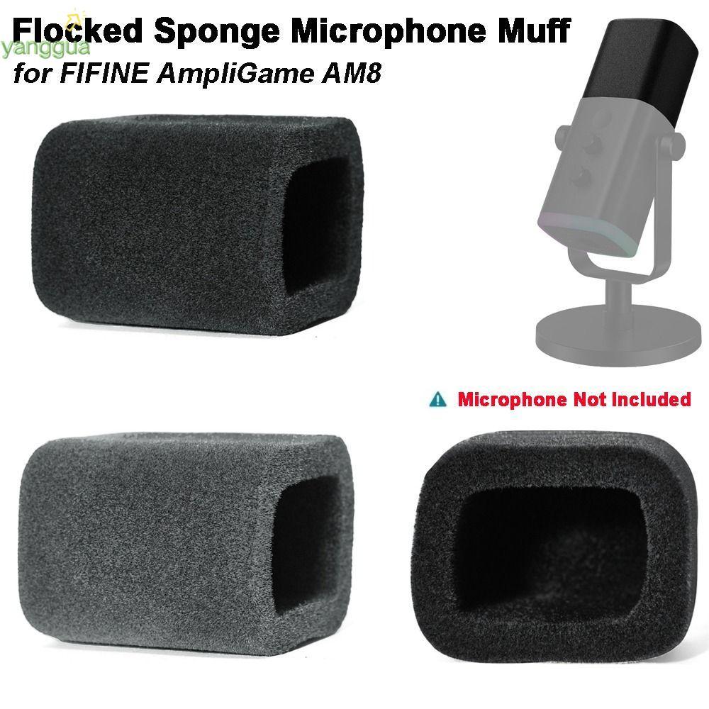 YANGGUA 1 Chiếc Mic Kính Chắn Gió, Xốp Xốp Thay Thế Micro Muff, Miếng Bọt Biển Giảm Tiếng Ồn Chống G