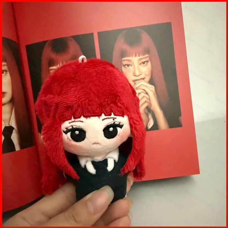 SQ5 BLACKPINK Jennie Kim Rose Plushie Dễ Thương Sang Trọng Ngôi Sao K-pop Merch Túi Charm Móc Khóa Q