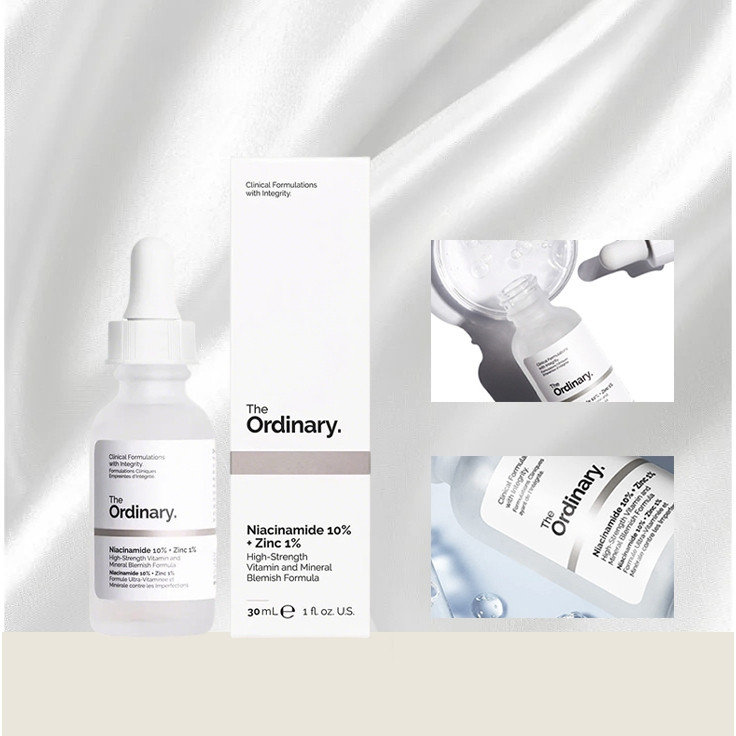 The Ordinary – Serum Niacinamide 10% + Zinc 1% & HA 2% + B5 30ml COD