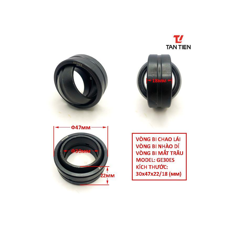 Vòng Bi Mắt Trâu, Bạc Đạn Nhào Dí, Bi Chao GE30ES, D20B8-50211, 30x47x22