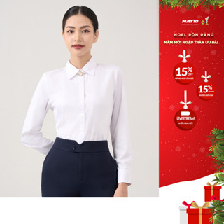  Áo sơ mi nữ May 10 mã AT040 vải bamboo - nano 