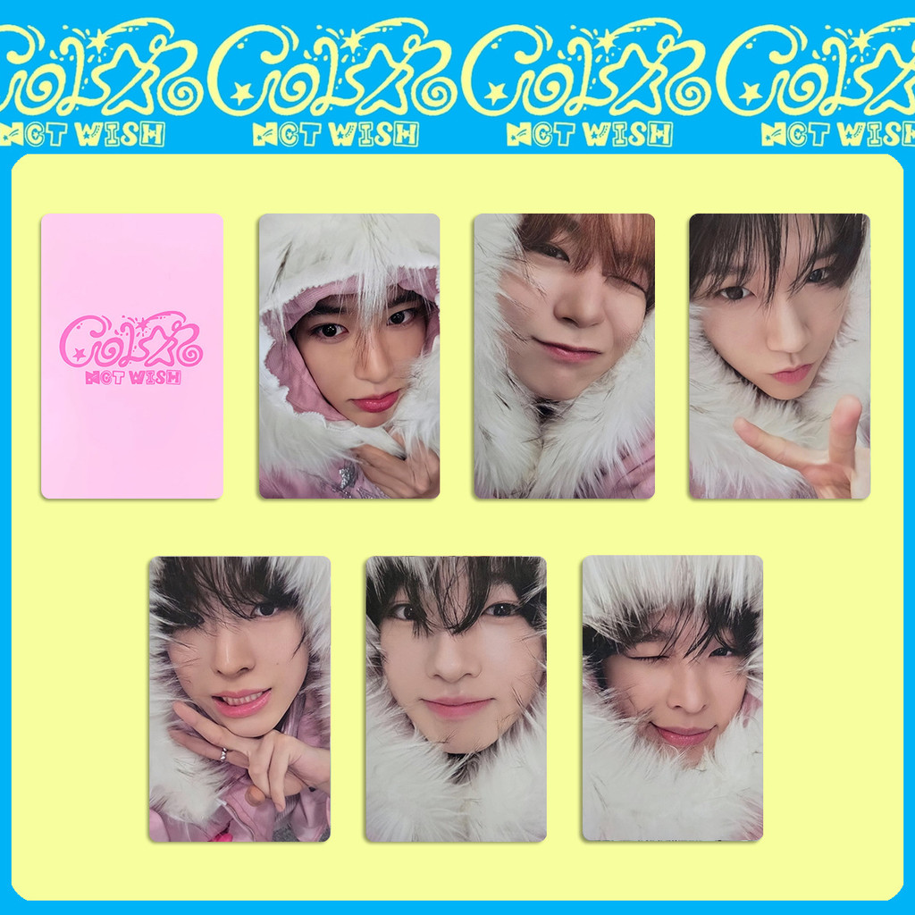 5-7 Chiếc NCT WISH COLOR Album Lomo Cards Battle Code 127 BEHIND JAEHYUN J HAECHAN WALK GIVE ME THAT