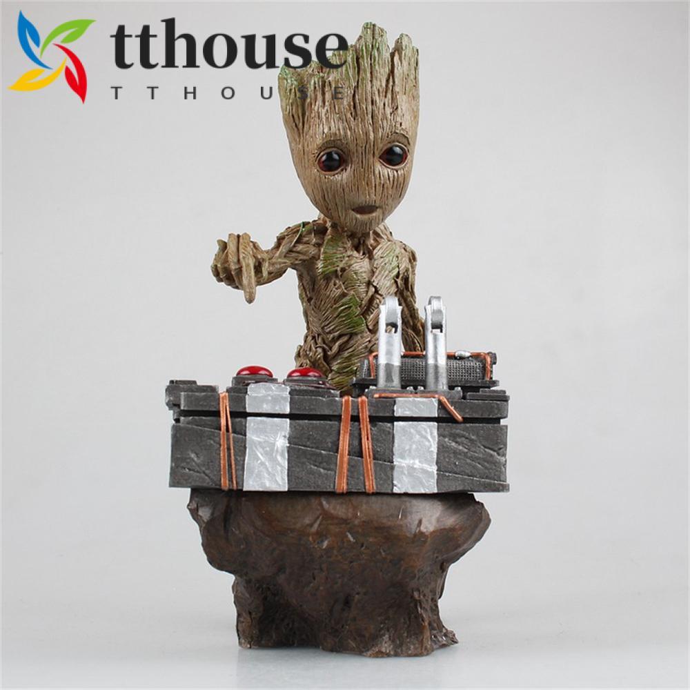 TTHOUSE Phim Baby Groot Guardian of The Galaxy Trang trí bàn làm việc dễ thương Hình Groot đặc biệt