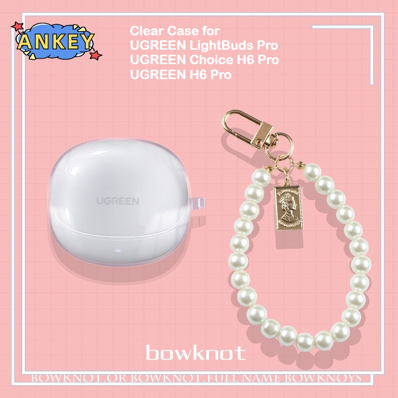 for UGREEN LightBuds Pro / Choice H6 Pro Case Protective Transparent Clear TPU Covers UGREEN H6 Pro 