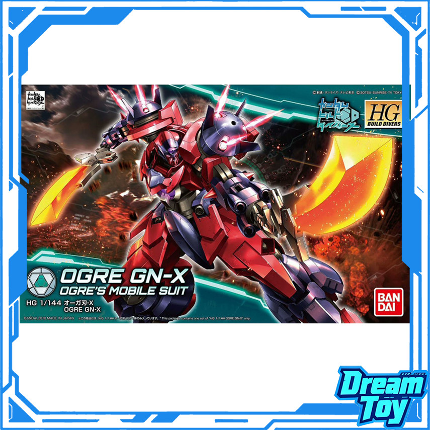 Bandai HG Ogre GN-X – Tỉ lệ 1 / 144 | Thợ lặn xây dựng Gundam | Bộ đồ di động tùy chỉnh của Ogre