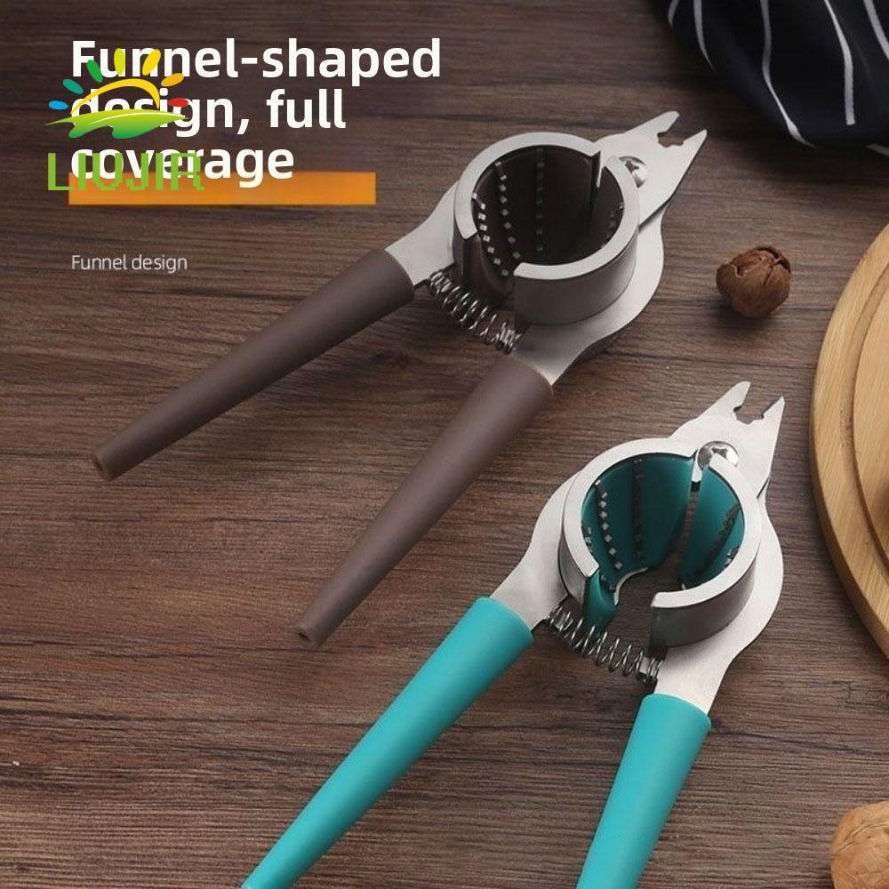 LIUJIR Nut Shell Opener, Hammer Kẹp Shell Opener Walnut Cracker, Shell Peeler Quick Crack Thép không
