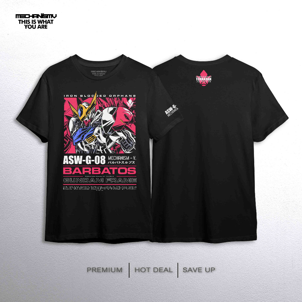 [Graphic Tee] Barbatos Lupus X Mehchanis V Custom Graphic Design (xs-5xl)