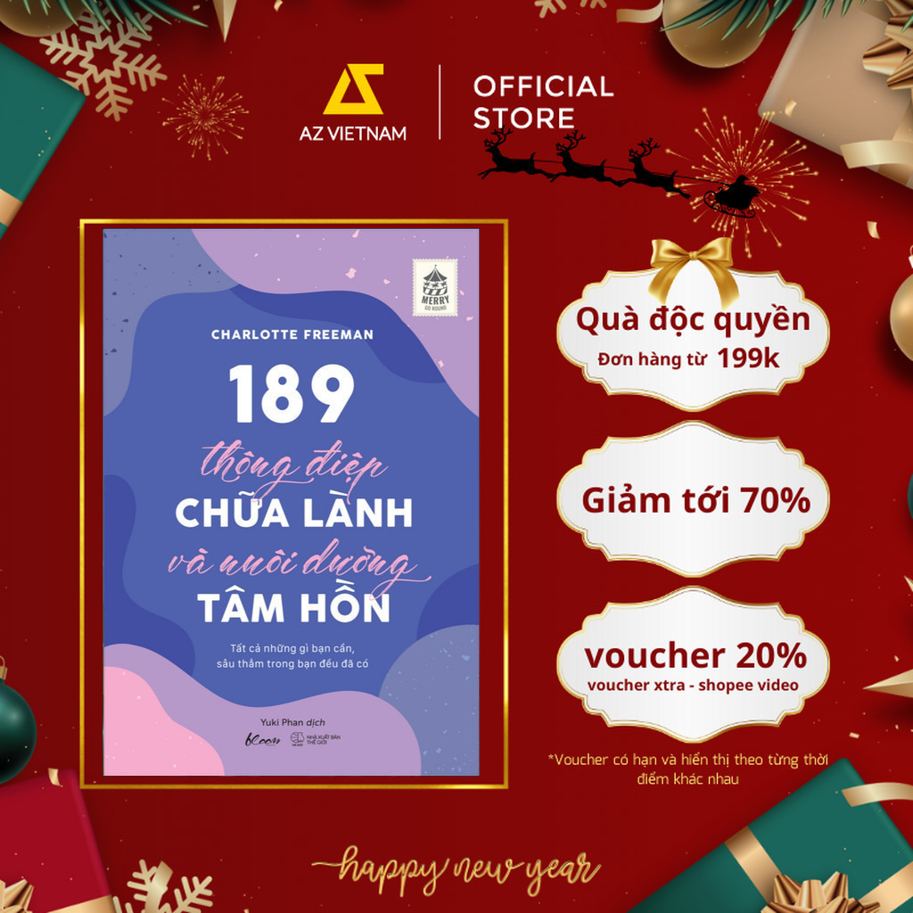 Sách - 189 Thông Điệp Chữa Lành Và Nuôi Dưỡng Tâm Hồn