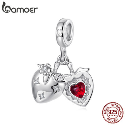 Bạn sẽ yêu charm bạc 925 mặt dây chuyền này! Hoàn hảo để DIY vào vòng tay làm quà tặng cho nàng.