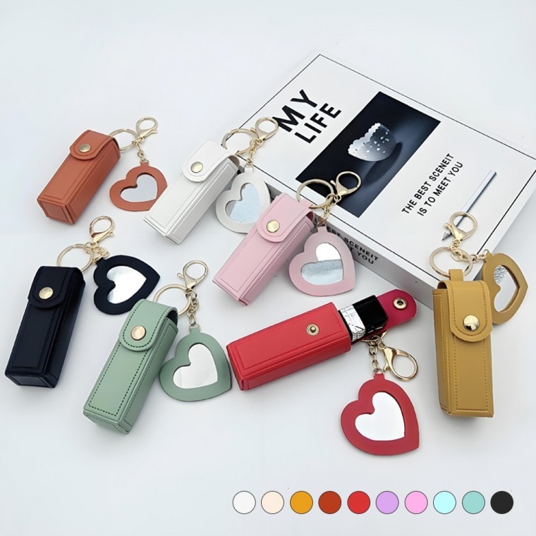Land Lip Balm Keyring Lip Mirror Key Holder SD-251242