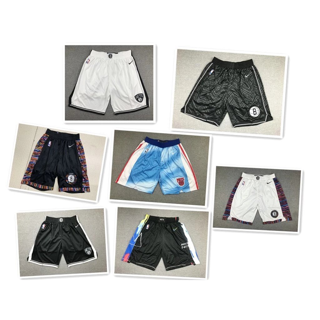 Mùa Mới Quần Bóng Rổ Lưới IRVING Áo IRVING DURANT Russell Thêu Bóng Rổ Quần Short DURANT Thể Thao Hu