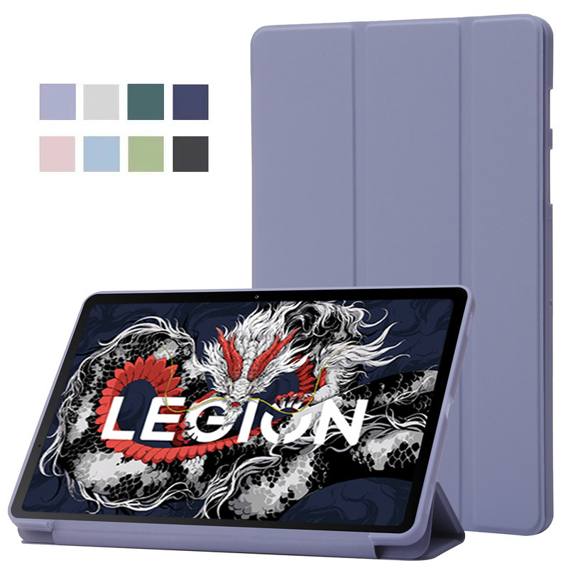 Dành Cho Quân Đoàn Y700 2025 Ốp Lưng 8.8 inch Trifold PU Leaher Mềm Lưng Đứng Máy Tính Bảng Cho Leno