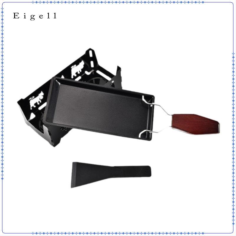 Nến Phô Mai Raclette Mini Inox Có Tay Cầm Thìa BBQ Phô Mai