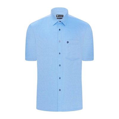 Áo sơ mi tay ngắn lai ngang SAN SCIARO vải Cotton form REGULAR SS00000054