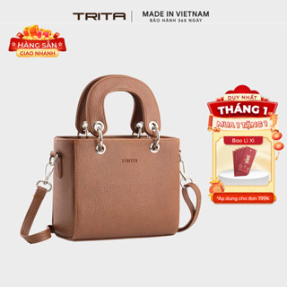  Túi Trita  Thời trang nữ quai bản to phối khoen kim loại cỡ nhỏ - Túi xách da RTX24  Bagsmart 