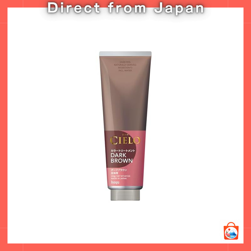 【Direct from Japan】
Cielo Color Treatment for Overall Use (Gray Hair Dye Treatment) Dark Brown 230g 