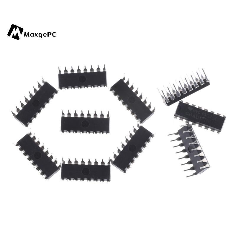 [Max-t] 10 CÁI CD4017BE 4017 CD4017 IC chia bộ đếm thập kỷ mới