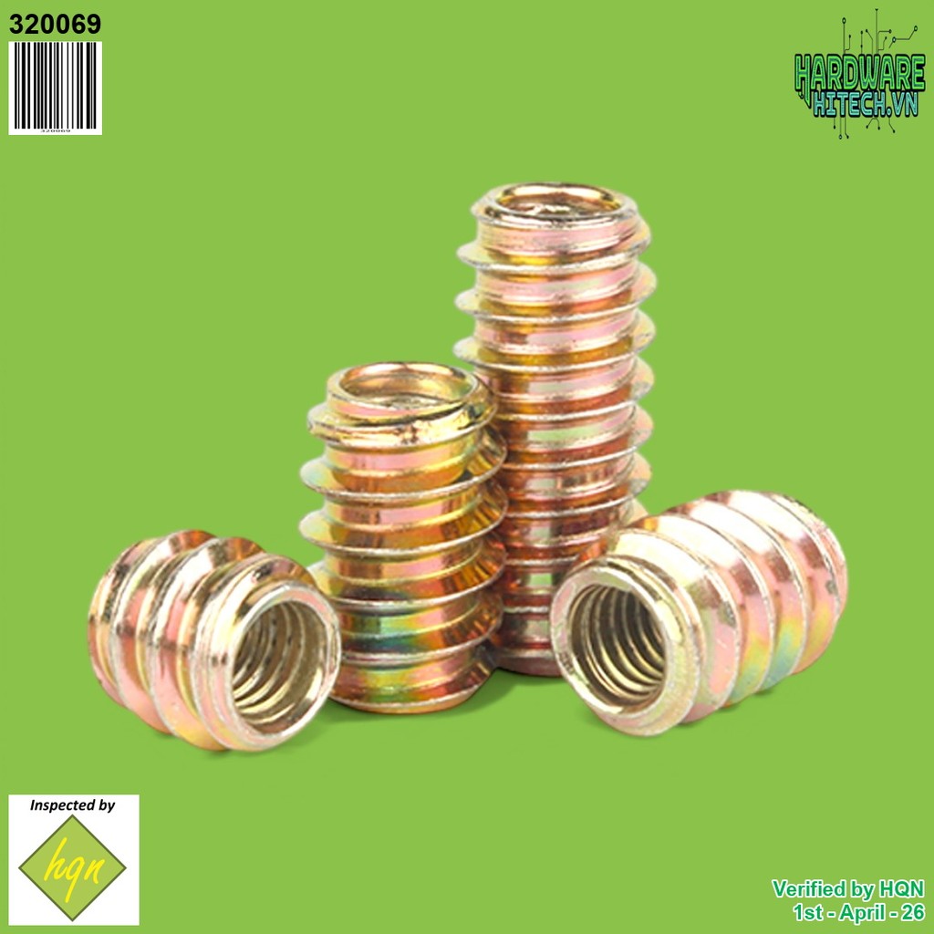 (Túi 50 con) Sò cấy sắt Không vành M6, M8/ Tán Sò Sắt Không Tai 6 ly 8 ly/ Sò sắt không vành/ Sò khô
