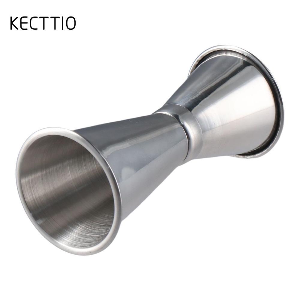KECTTIO Double Cocktail Jigger, Shot OZ / ML Bar Đo Jigger, Đo lường bằng thép không gỉ nóng bên tro