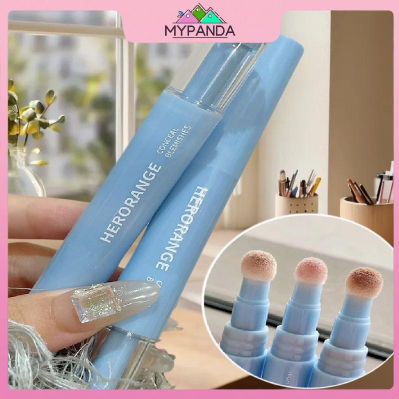 MYPANDA HERORANGE Plush Head Concealer Pen Detail Covering Dark Circles Even Skin Tone Brightening O