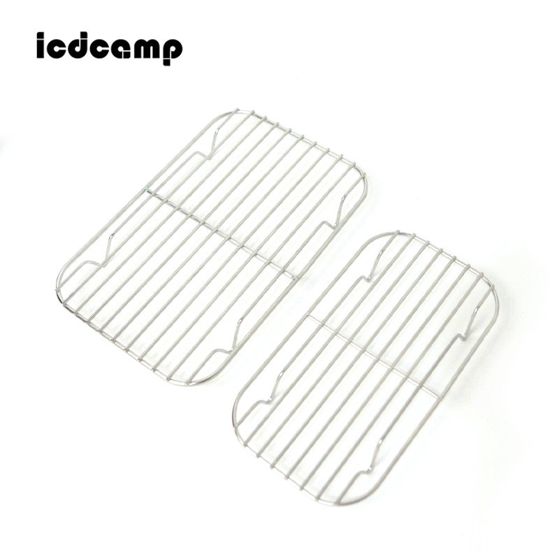 ICDCAMP Ngoài Trời Coman Nhôm Hộp Cơm Trưa Inox 304 Hộp Cơm Trưa Hấp Dã Ngoại Hấp Rau Hộp Cơm Trưa B