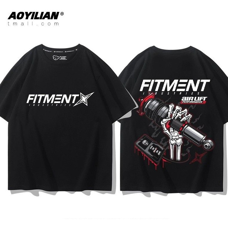 Áo Thun Thể Thao Phong Cách Mới JDM Ô Tô, Made from Cotton Nguyên Chất