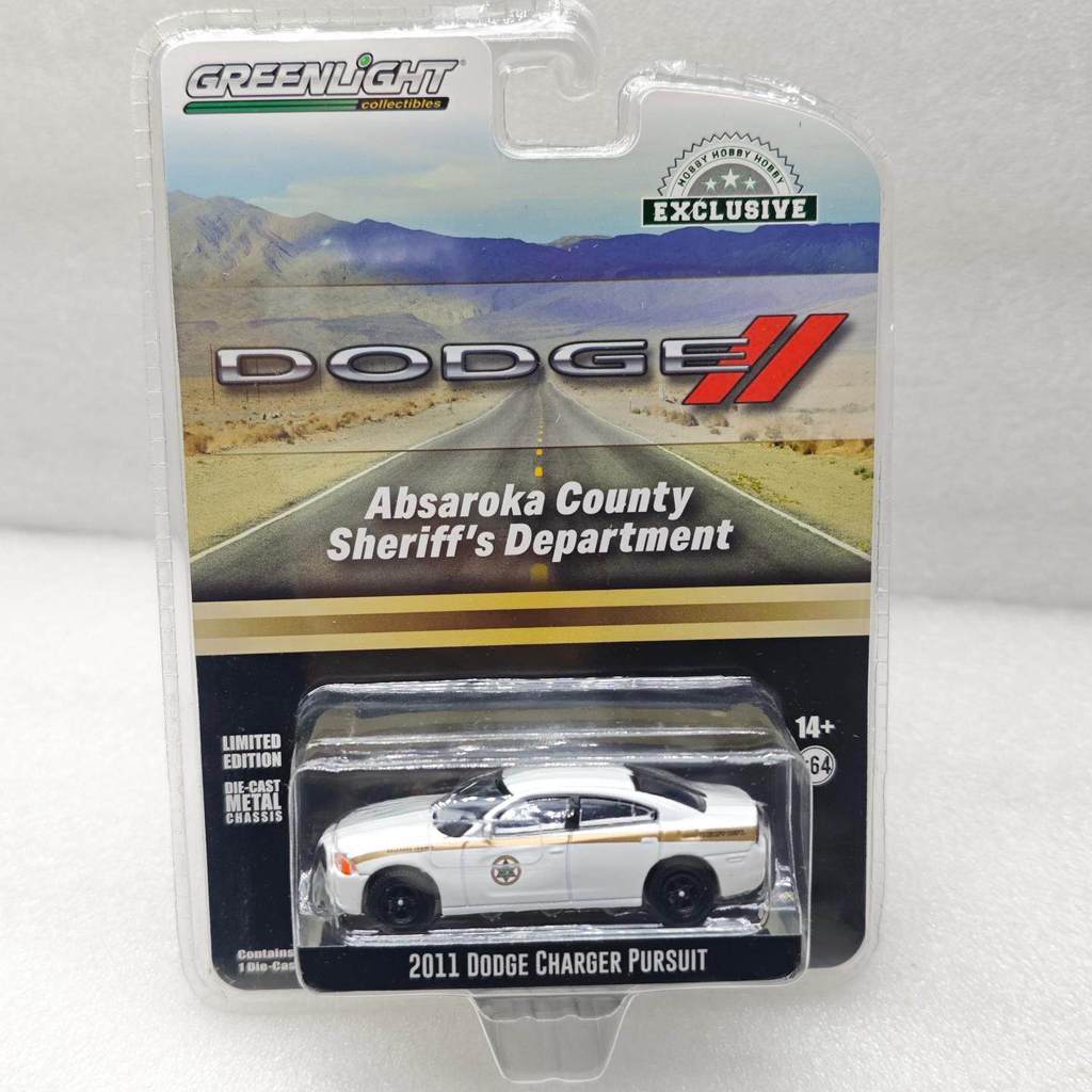Green Light 1: 64 2011 Dodge Charger Chase-Absaroka Sở Cảnh Sát Hạt