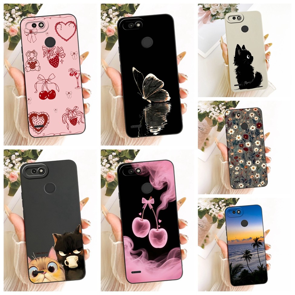 Ốp lưng Tecno Pop 2 Pro B1P Phim hoạt hình thời trang dễ thương Vỏ điện thoại silicon vẽ ngộ nghĩnh 