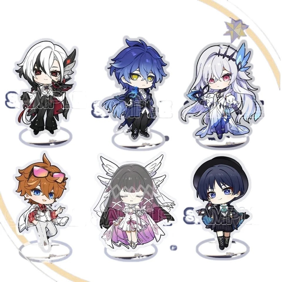 Mô hình Standee Anime Genshin Impact FES Trang trí Kẻ Lang Thang Wanderer Arlecchino Childe Skirk Đẹ