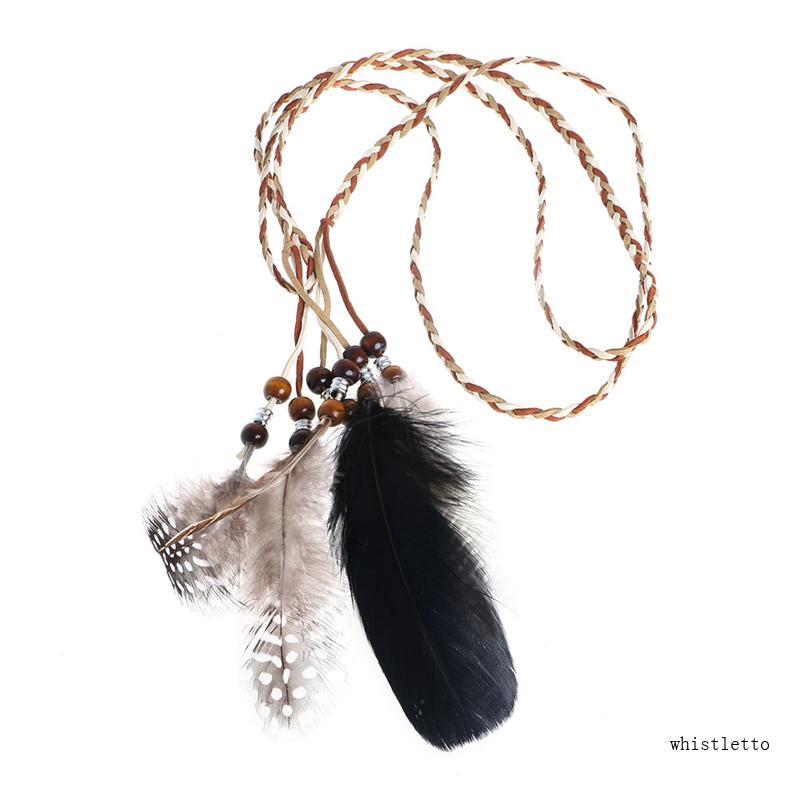 Mũ bộ lạc boho Ấn Độ lông vũ, phù hợp cho style hippie