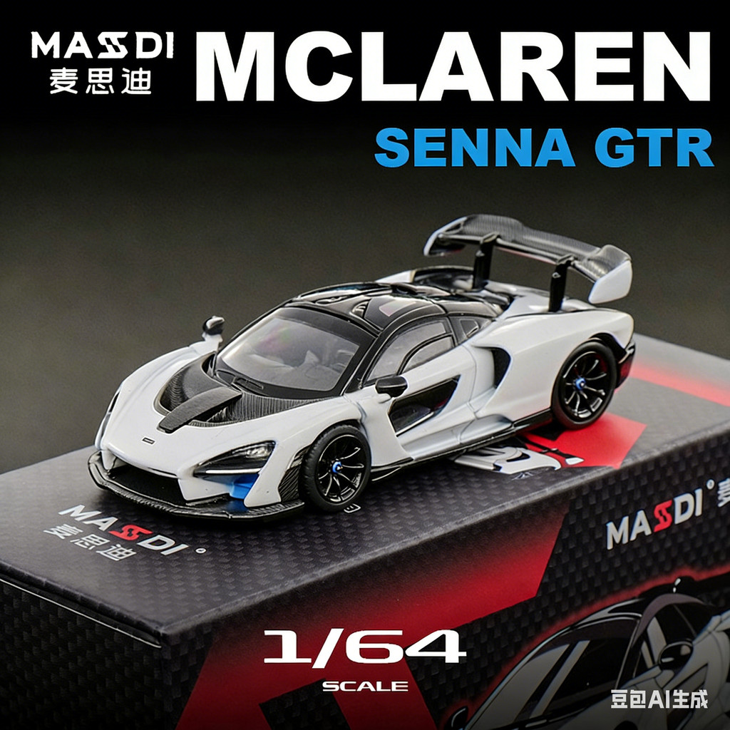 MASDI 1/64 McLaren Senna GTR Mô Hình Xe Mô Phỏng Quy Mô Nhỏ Hợp Kim Xe Ô Tô Mô Hình Trẻ Em Bé Trai B