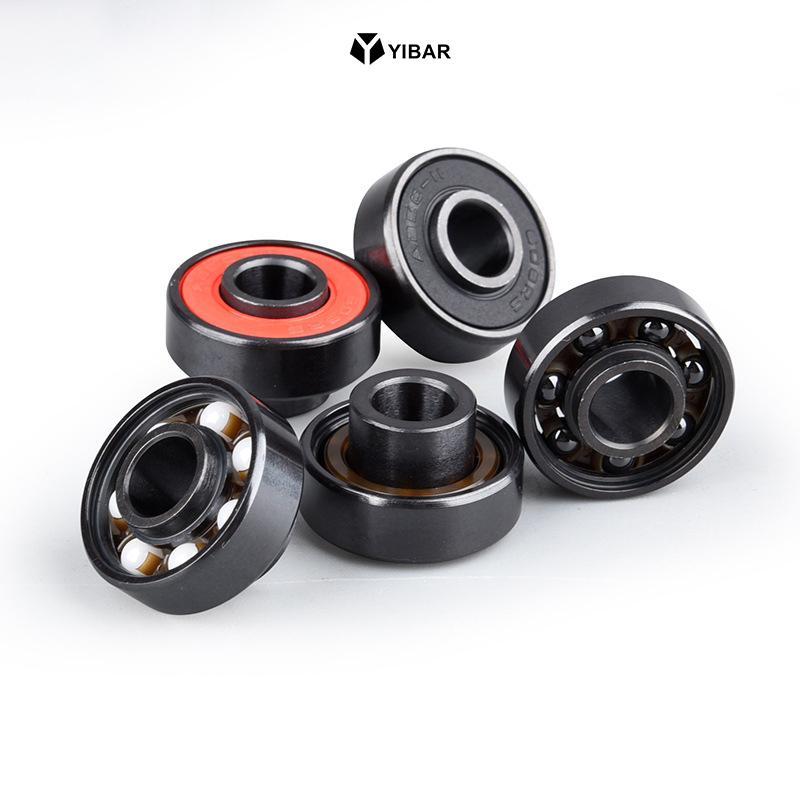 YIBAR 1PC 608RS Bearing Gốm Bóng Cho Bánh Xe Ván Trượt Tốc Độ Cao