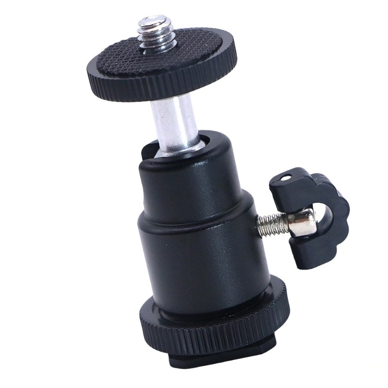 Đầu Gimbal nhỏ thời gian để chụp ảnh Video LED Xoay 360 độ