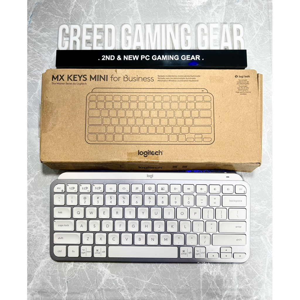 (Creedshop HCM) Bàn phím làm việc Silent Yên tĩnh không dây Logitech Mx Keys Mini for Window và For 