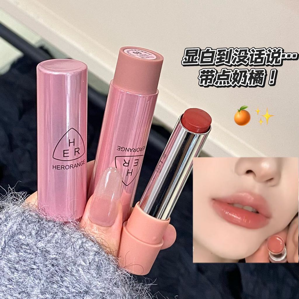 Hàng Ngày Hàng Mới Về / HERORANGE HERORANGE Gương Son Môi Phong Cách Hàn Quốc Lip Glaze Mềm Mại Son 
