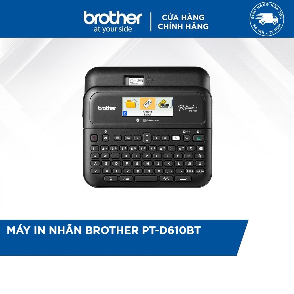 Máy in nhãn Brother PT-D610BT