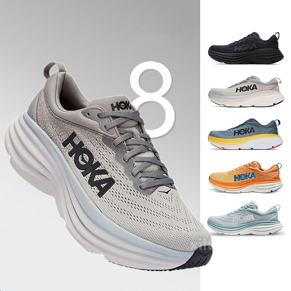 Hoka Bondi 8 và Hoka Clifton 9 - Giày thể thao nam nữ